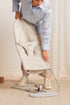 BabyBjörn Balance Soft Tri Jersey Baby Bouncer- Light Beige (EX DISPLAY)